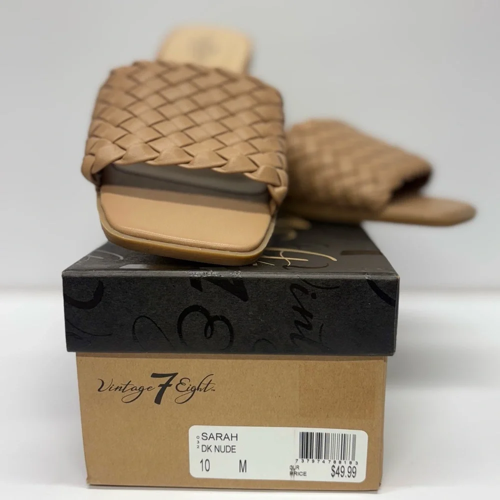 Vintage 7 Eight Mule Sandal with Heel | Tan | Size 10M
NWOT - Picture 9 of 10